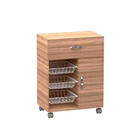 Balcão Multiuso Fruteira Em Mdf Carvalho