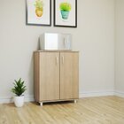 Balcão Multiuso Microondas 2 Portas Canela