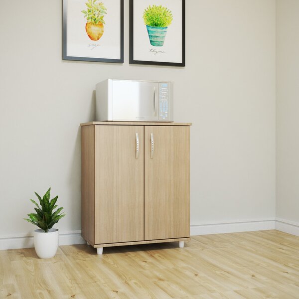 Balcão Multiuso Microondas 2 Portas Canela