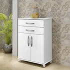 Balcão Multiuso Monaco 2 Portas 2 Gavetas Arte Móveis Cor Bra