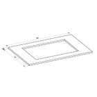 Balcão Multiuso Para Cooktop Fit Évora Rústico Uv Nicioli