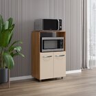 Balcão Multiuso Para Cozinha Micro-ondas 2 Portas Taiane Sava