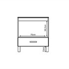 Balcão Multiuso Para Cozinha Rustico Imbuia Fosco