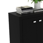 Balcão Multiuso Para Escritório Sala 02 Portas Ourence T01 Pr