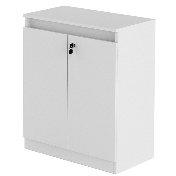 Balcão Multiuso Para Escritório Sala Com Chave 02 Portas Durb