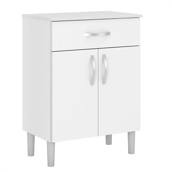 Balcão Multiuso Para Forno E Microondas 2 Portas 1 Gaveta 60c