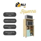 Balcão Multiuso Para Forno/micro 1 Porta Ravenna Cor Carvalho