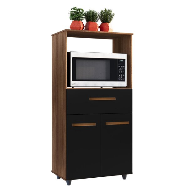 Balcão Multiuso Para Micro-ondas 2 Portas 1 Gaveta Nalu Savan