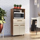 Balcão Multiuso Para Micro-ondas 2 Portas 1 Gaveta Nalu Savan