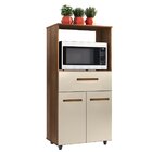 Balcão Multiuso Para Micro-ondas 2 Portas 1 Gaveta Nalu Savan