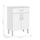 Balcao Multiuso Para Microondas Tatiana Branco