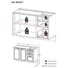 Balcão Multiuso Para Pia Suspenso / Espaço Gourmet Karev Mult