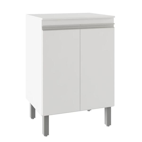 Balcão Multiuso Vollare Fiorello 2 Portas Para Lavanderia E C