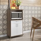 Balcão Multuso Para Forno E Microondas 2 Portas Nt 3070 Nogal