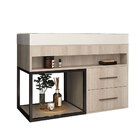 Balcão New 80 Com 2 Gavetas Noce - Belizze