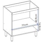 Balcao Nicho Forno 80cm Mdf Kali 16406 Nicioli