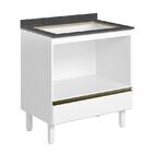 Balcão Nicho Para Forno Kali Premium Com Tampo Cooktop Mdp 25