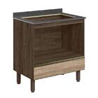 Balcão Nicho Para Forno Kali Premium Com Tampo Cooktop Mdp 25