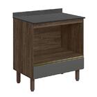 Balcão Nicho Para Forno Kali Premium Com Tampo Mdf 25mm - Nic