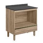 Balcão Nicho Para Forno Kali Premium Com Tampo Mdf 25mm - Nic