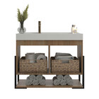 Balcão Opera 60 Com 2 Portas 1 Prateleira Noce - Belizze