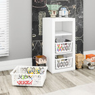 Balcão Organizador 3 Cestos Para Quarto Escritório Og2200 Bra