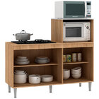 Balcão P/ Fogão E Forno Bf04-cv/bl Fosco – Fellicci - Carvalh