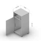 Balcão Para Água 1 Porta Benfácil - Branco