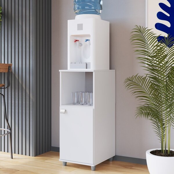 Balcão Para Bebedouro 1 Porta Branco