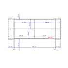 Balcão Para Buffet Habitat Madeirado E Tubos Ouro Velho Carra