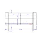 Balcão Para Buffet Preto E Tubos Preto Carraro