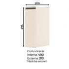 Balcão Para Condimentos 20cm Connect - Móveis Henn