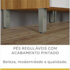 Balcão Para Cooktop 1 Porta 1 Gaveta Burguesa Nesher Móveis A