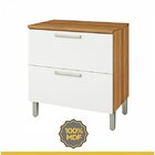 Balcão Para Cooktop 1 Porta 1 Gaveta Burguesa Nesher Móveis A