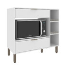 Balcão Para Cooktop 1 Porta 1 Gaveta Nápoles Móveis Sul