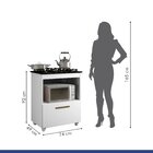 Balcão Para Cooktop 1 Porta 1 Nicho Salvia Yescasa Branco