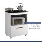 Balcão Para Cooktop 1 Porta 1 Nicho Salvia Yescasa Branco