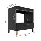 Balcão Para Cooktop 1 Porta Catar Movéis Sul