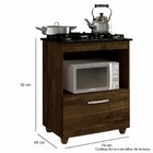 Balcão Para Cooktop 1 Porta Salvia Kaiki Móveis