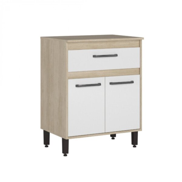 Balcão Para Cooktop 2 Portas 1 Gaveta Com Tampo Julia Delmarc