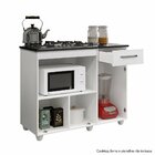 Balcão Para Cooktop 2 Portas 1 Gaveta Violeta Kaiki Móveis