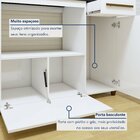 Balcão Para Cooktop 2 Portas 1 Gaveta Violeta Kaiki Móveis