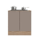 Balcão Para Cooktop 2 Portas 80cm Ferrara Poliman