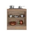 Balcão Para Cooktop 2 Portas 80cm Ferrara Poliman