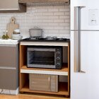 Balcão Para Cooktop 4 Bocas 2 Nichos Para Forno Turim Nature/