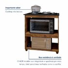 Balcão Para Cooktop 4 Bocas 2 Nichos Para Forno Turim Ypê