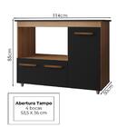 Balcao Para Cooktop 4 Bocas 3p 114 Cm Ana Mobbs