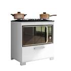 Balcao Para Cooktop 4 Bocas Albânia Branco Brienza