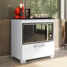 Balcão Para Cooktop 4 Bocas Branco Albania Brienza