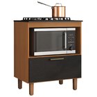 Balcão Para Cooktop 4 Bocas Com Porta Basculante Master Cinam